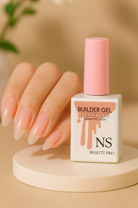 NS Beauty Pro Builder Gel Premium - Fortaleza Brillo y Perfección Profesional Long Lasting Effect 28 Days