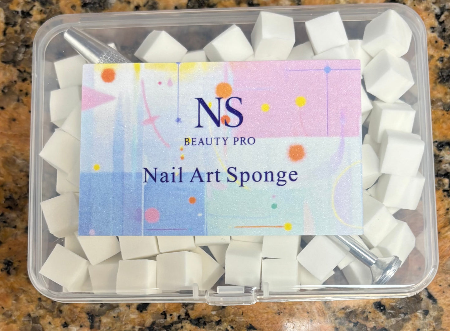 Paletas de gel sólido para difuminados. Nail Art Sponge.