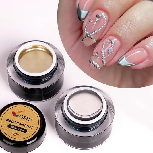 metallic gel paint