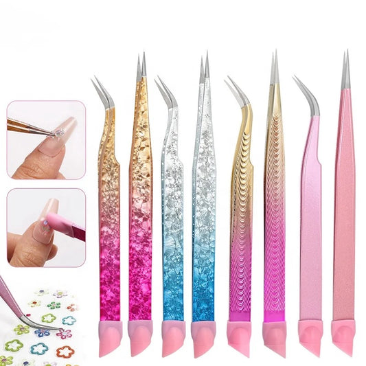 Nail art tweezers