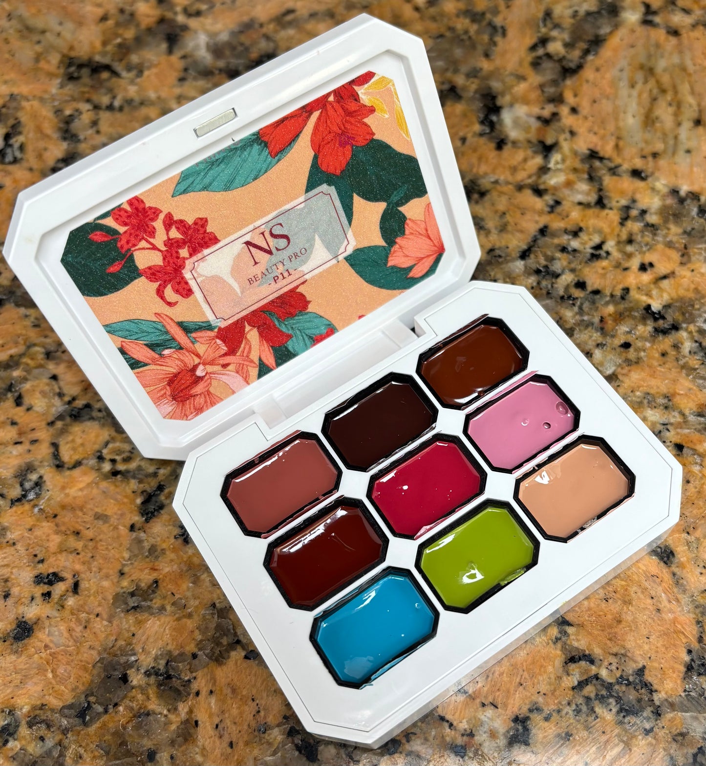 Paletas de gel sólido para difuminados. Nail Art Sponge.