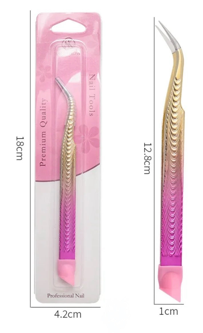 Nail art tweezers