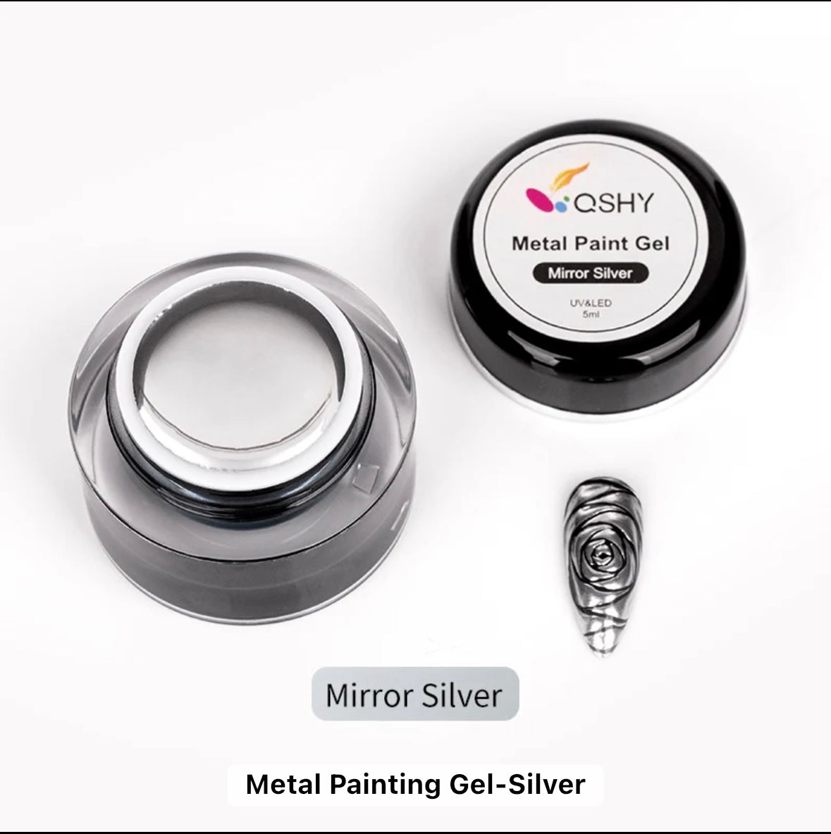 metallic gel paint