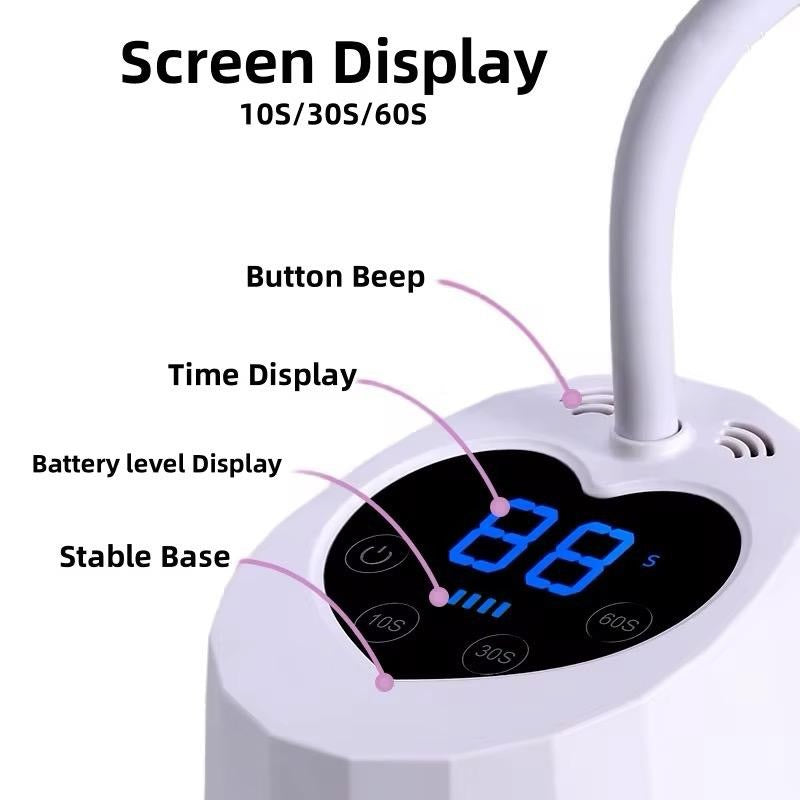 Mini lámpara UV recargable