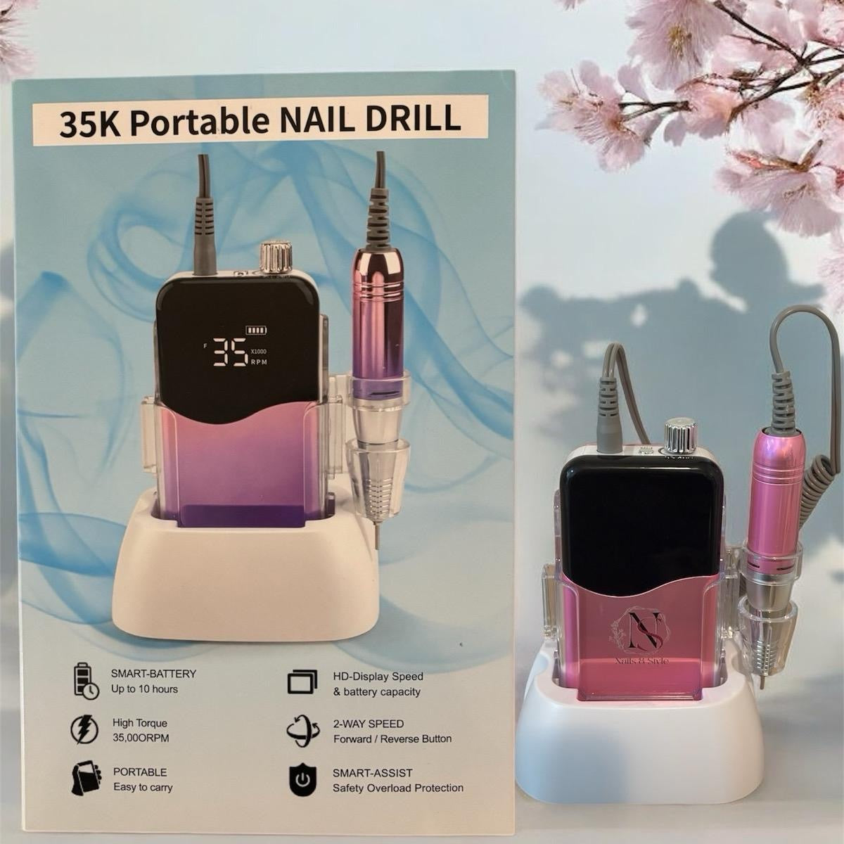 Taladro de uñas PROFECIONAL de 35000RPM