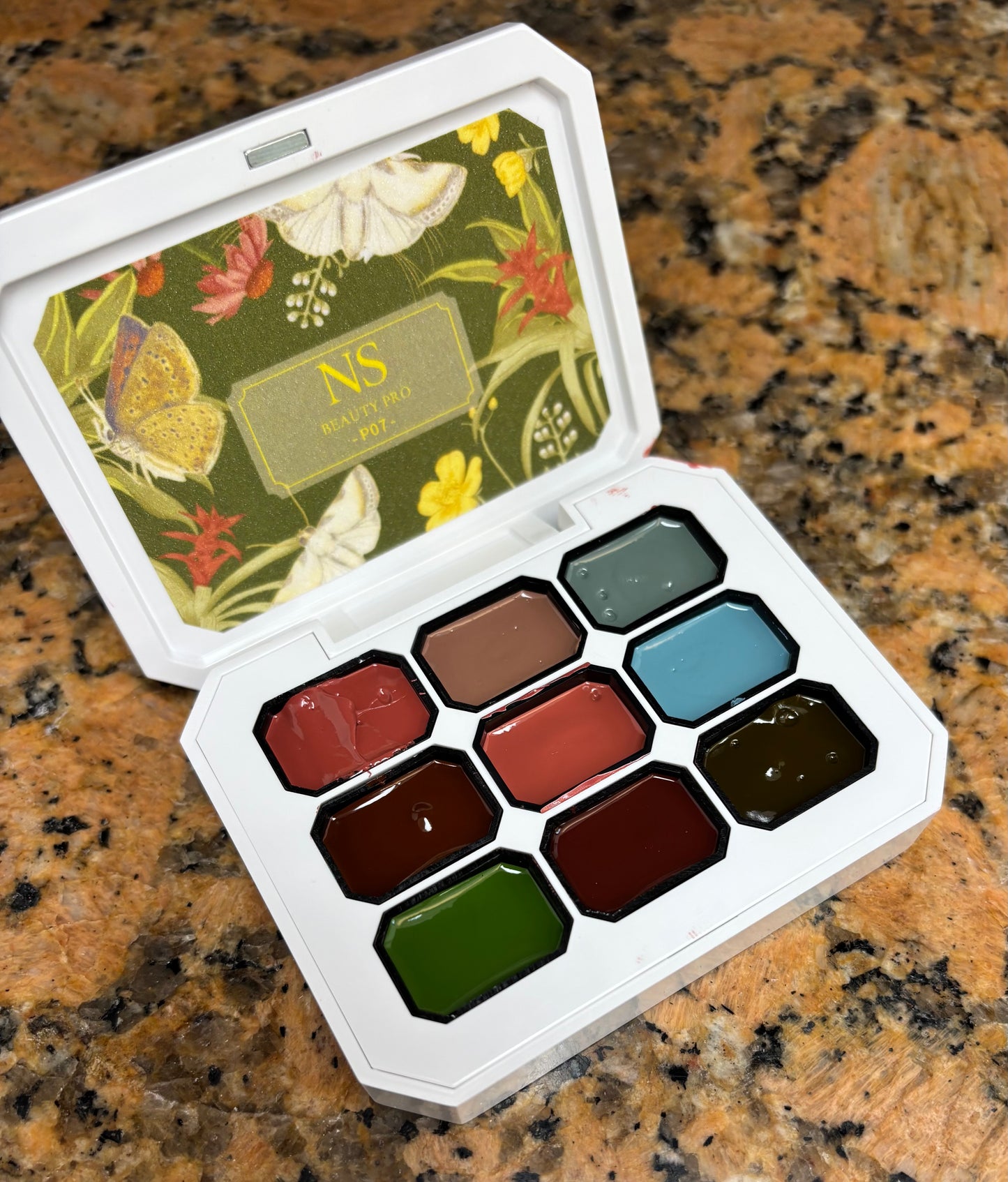 Paletas de gel sólido para difuminados. Nail Art Sponge.