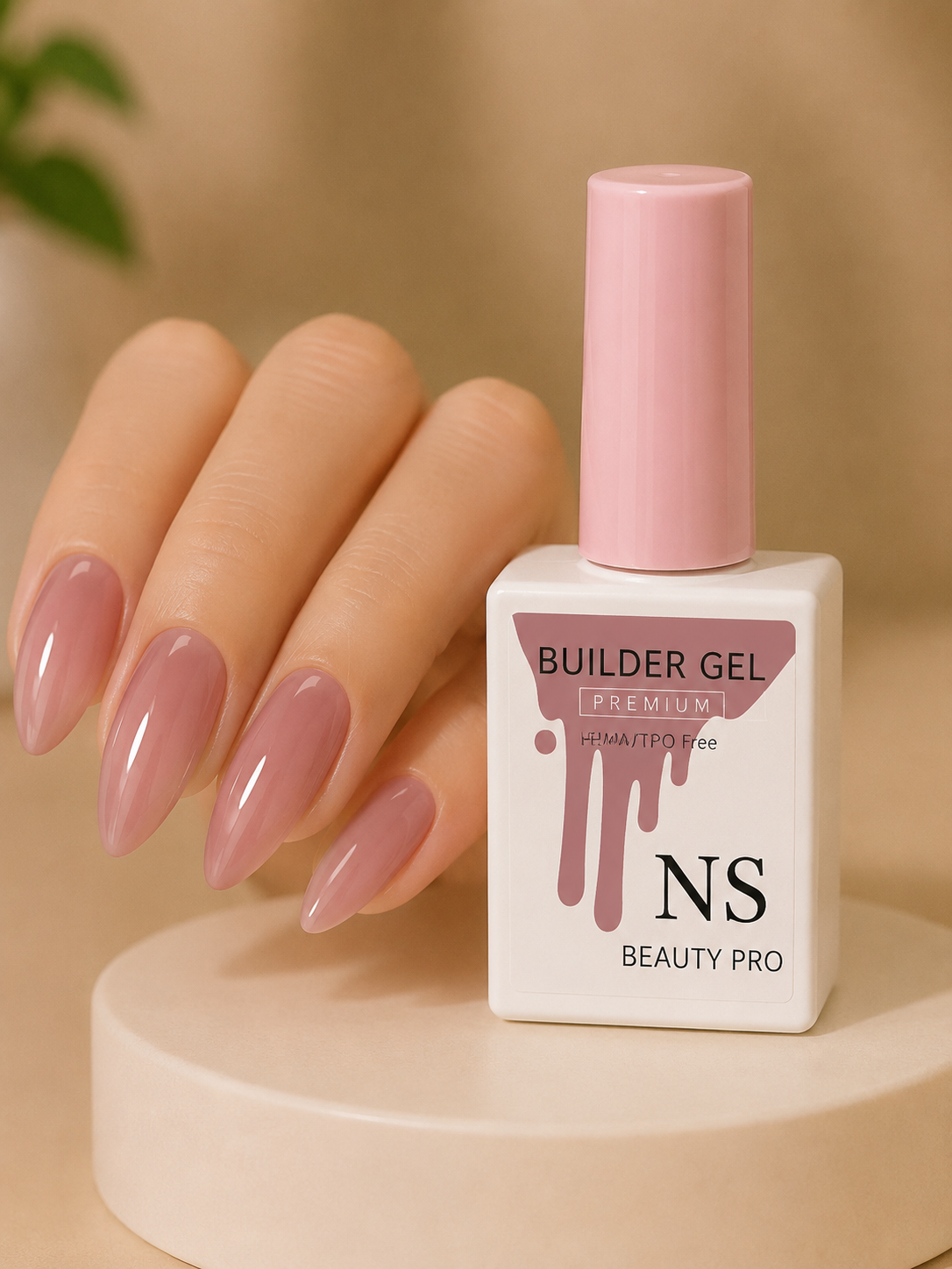 NS Beauty Pro Builder Gel Premium - Fortaleza Brillo y Perfección Profesional Long Lasting Effect 28 Days